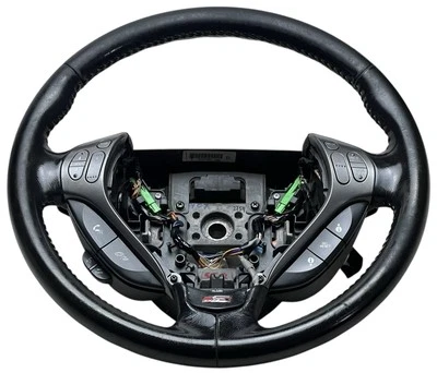 *LEER* 2007-2008 Acura TL Tipo-S Volante Cuero Negro con Levas de Cambio Foto 1 de 4