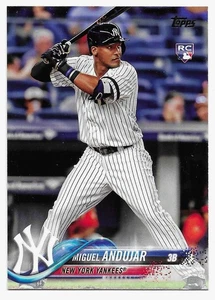 2018 Topps #305 Miguel Andujar RC New York Yankees - Picture 1 of 1