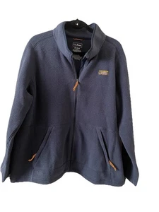 L.L. BEAN Mountain Classic Fleece Jacket Women 2X Plus Blue Outdoor Sporty Cozy - Picture 1 of 9