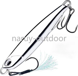 5PCS Esca in Metallo per Esche da Pesca Basso Tonno Salmone Acqua Salata Maschere Verticali Lente - Foto 1 di 7