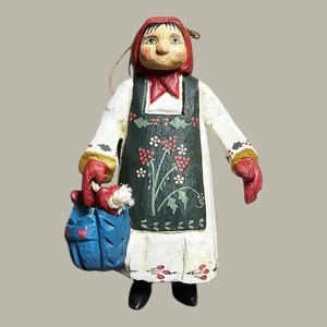 Vintage 1989 House of Hatten 12 Days Of Christmas Maid A Melking Ornament 6 Zoll - Bild 1 von 4