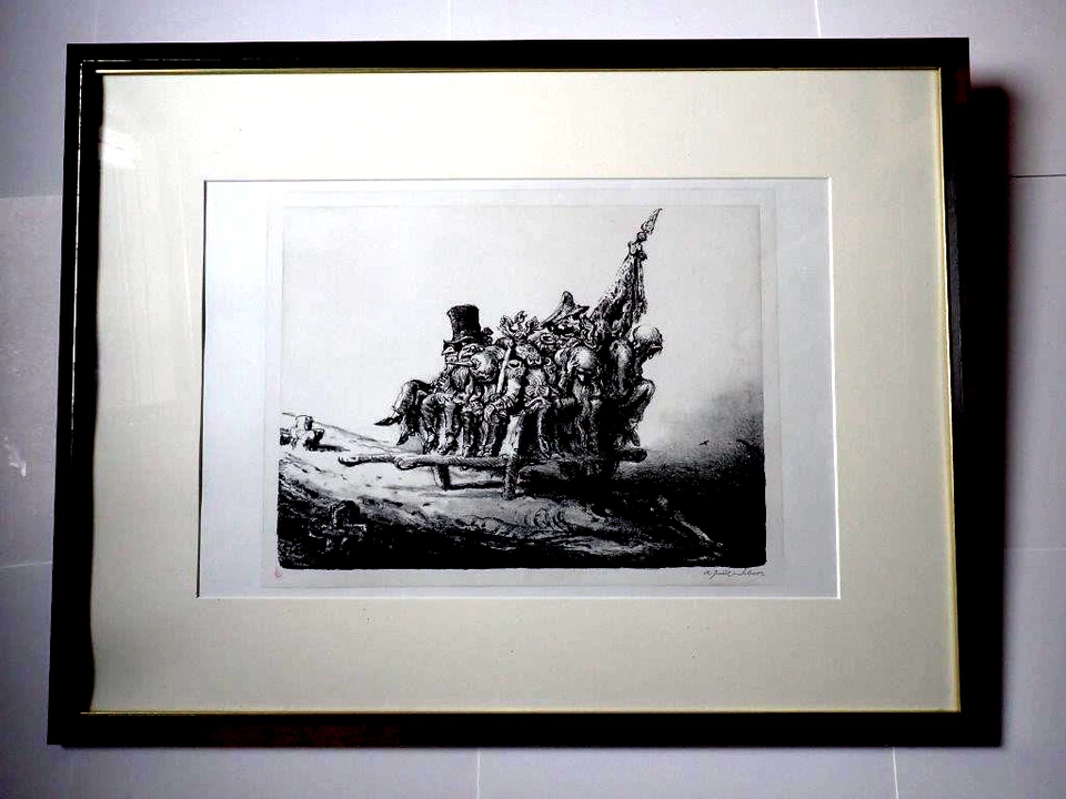 AAA! "Auf dem Abmarsch" GerAhmt Preußen Polen Königsberg A. Paul Weber - Bild 1 von 4