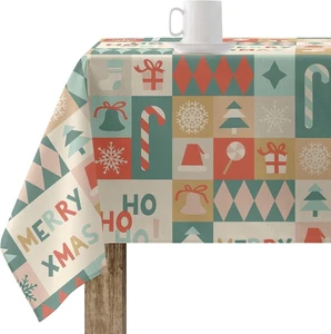 MANTEL RESINADO ANTIMANCHAS MODELO MERRY CHRISTMAS 74 - Foto 1 di 12