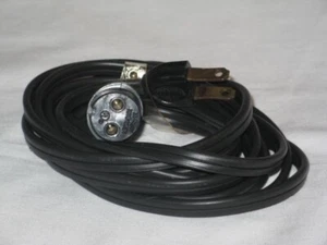 Power Cord Two Prong for Elmo dual 8mm super 8 film projector 2 movie part cable - Picture 1 of 2