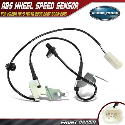 Sensor de velocidad de rueda ABS conductor izquierdo delantero para Mazda MX-5 Miata 2006 2007 2008-2015 Foto 1 de 4