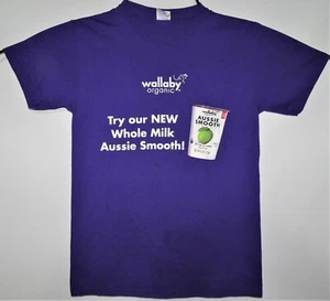 Wallaby Bio Aussie glatt Vollmilch Schlüssel Limettengeschmack T-Shirt Small lila - Bild 1 von 5