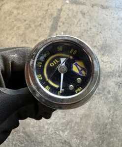 Arlen Ness Liquid Filled Oil Pressure Gauge Only 60# 15-655 26-0660 DS-245154 - Foto 1 di 3