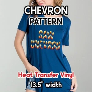 Rollo Chevron Patrón HTV 13,5" **ENVÍO GRATUITO** - Imagen 1 de 19