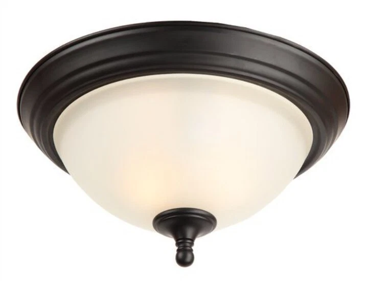 Luz de techo de montaje empotrado negra mate Galveston #20-9892 Foto 1 de 1