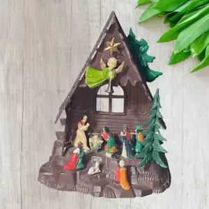 MCM Vintage Plastic Hong Kong Nativity Scene LX 475 - Picture 1 of 9