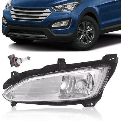 Front Fog Light Lamp Left Driver Side for Hyundai Santa Fe Sport 2013-2016 - Image 1 of 4