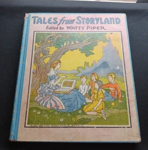 Old 1942 TALES FROM STORYLAND~Watty Piper~HC Book~Child Fables~Great Graphics! - Picture 1 of 14