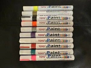 New TOYO Universal Waterproof Permanent Paint Marker Pen Car Tire Rubber Metal - Picture 1 of 2