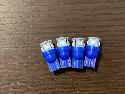 Pioneer TX-9800 LED Bombillas TX-7800 4 Lámparas de Cuña Azul Real Foto 1 de 3