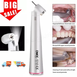 Pieza de mano dental 1:4.2 creciente 45 grados eléctrica contra ángulo fibra óptica - Imagen 1 de 13