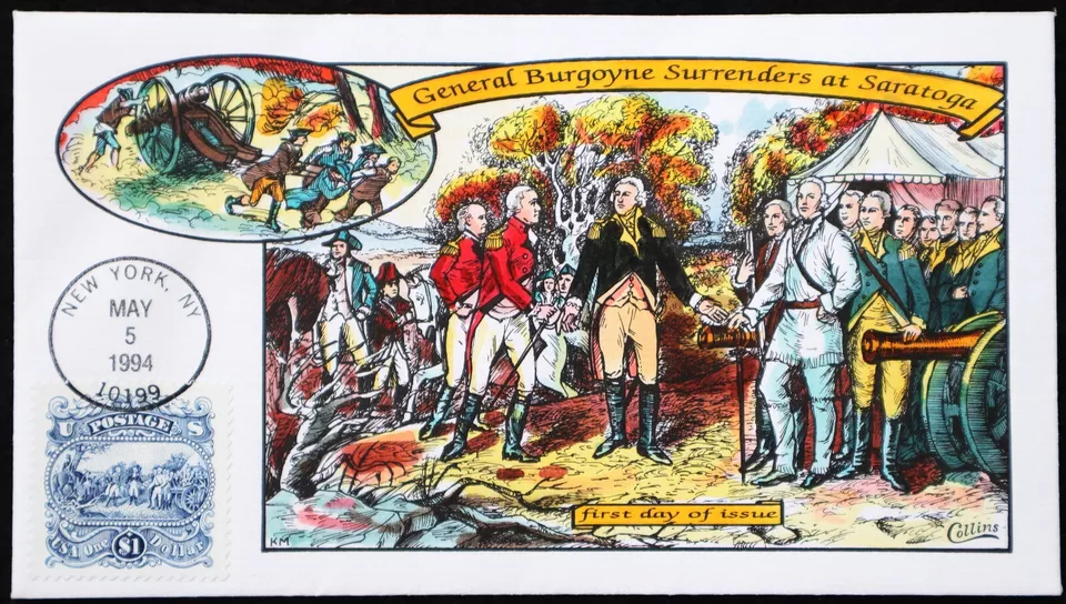 U.S. Used #2590 $1 Burgoyne 1994 Collins First Day Cover (FDC) - Image 1 of 1