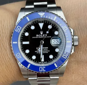 Rolex Submariner 41mm 126610 Superior Blue Ceramic Bezel 4 18k White Gold 126619 - Picture 1 of 8