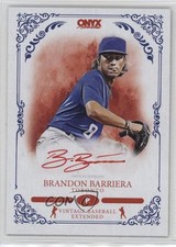 2022 Onyx Vintage Extended Auto Red Ink /25 Brandon Barriera #VABB Auto