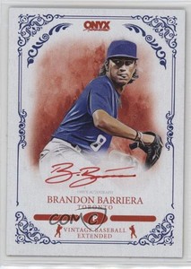 2022 Onyx Vintage Extended Auto Red Ink /25 Brandon Barriera #VABB Auto