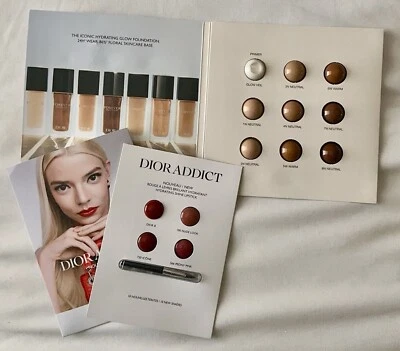 Christian Dior Lip Addict & Forever Glow Foundation Multi Shade  Sample Set - Image 1 of 3