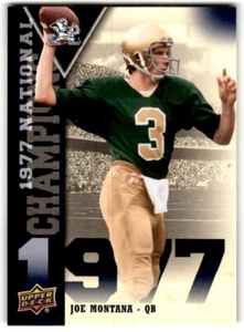 2013 Upper Deck University of Notre Dame National Champions Joe Montana #NC-JM - Picture 1 of 2