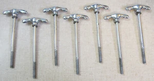 7 Qtà T-Rods di ricambio tensione batteria basso per Ludwig Rocker vintage anni 80 - Foto 1 di 1