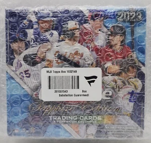 2023 Topps Chrome Sapphire Baseball Hobby Box New Sealed Carroll Volpe Jung - Picture 1 of 3