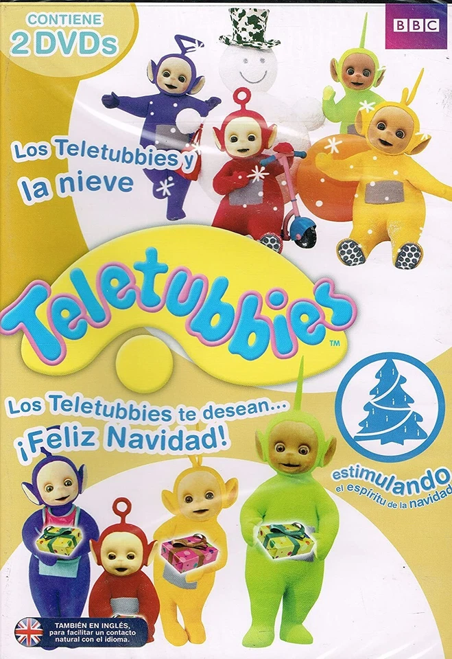 TELETUBBIES LOS TELETUBBIES Y LA NIEVE -LOS TELETUBIES TE DESEAN FELIZ NAVIDAD - - Imagen 1 de 1