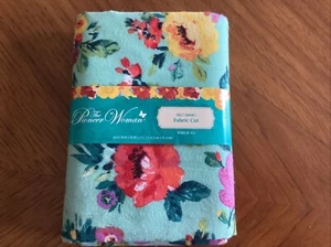 Pioneer Woman 1yd Fabric Cotton Sweet Romance Floral Teal Sewing Quilting Craft - Picture 1 of 2