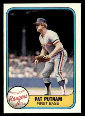 1981 Fleer Pat Putnam #630 - Texas Rangers - Image 1 of 2