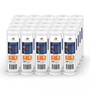Paquete de 25 cartuchos de filtro de agua de bloque de carbono regular de 5 micras de Aquaboon - Imagen 1 de 1