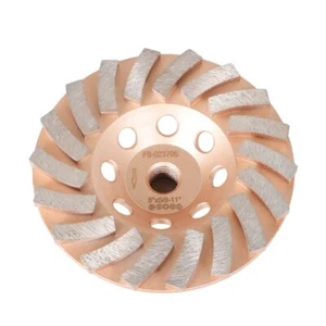 5 Inch Concrete Grinding Cup Wheels 18 Turbo Diamond Abrasive Seg 5/8"-11 Arbor - Picture 1 of 7