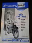 Rare Vintage Motoplas Accessories for BSA Bantam Sales Brochure / leaflet 1960s