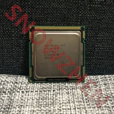 Intel Core i7-870 CPU Quad-Core 2.93 GHz 8M SLBJG LGA 1156 95W Processors - Image 1 of 3