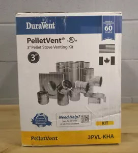 Kit Ventilazione Stufa a Pellet U2 DuraVent Pellet 3” 3PVL-KHA, LEGGERE DESCRIZIONE - Foto 1 di 20