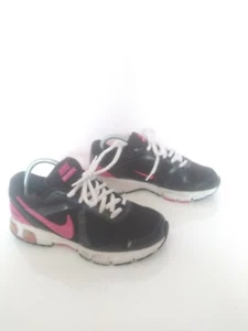 Nike Womens Air Max Run Lite Running Shoes Black 386515-061 Lace Up Low Top 8.5 - Picture 1 of 7
