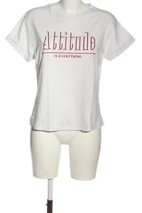 MANGO BASICS Camiseta Mujeres Talla EU 38 blanco-rojo elegante - Imagen 1 de 5