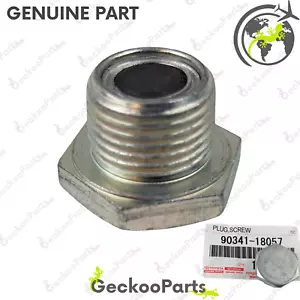 TOYOTA GENUINE 4RUNNER TACOMA GX460/470 LX450/470 TRANSFER DRAIN PLUG 9034118057 - Picture 1 of 19