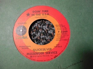 Quicksilver Messenger Service vg+ promo 7 Doin' Time in the U.S.A. / Changes - Picture 1 of 2