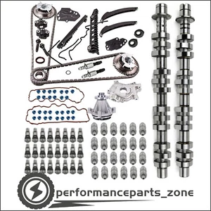 Camshafts Lifters Rocker Arms Timing Chain For 5.4L Triton 3V Ford F150 Lincoln - Foto 1 di 28
