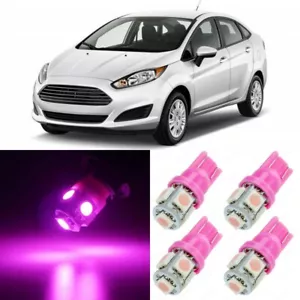 Paquete de 10 luces LED interiores ultra rosa para Ford Fiesta 2011 - 2015 + herramienta - Imagen 1 de 9