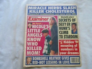 NATIONAL EXAMINER-JUNE 6,1995 NICOLE SIMPSON - Picture 1 of 2