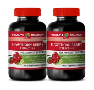 heart supplements for men - HAWTHORN EXTRACT - hawthorn leaves - 2 Bottles - Picture 1 of 12