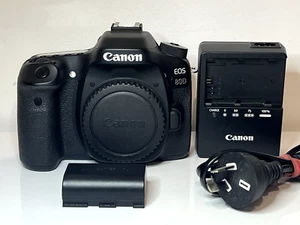 Canon 80D 24MP DSLR Camera- Near Mint - Low 3K Shutter Count #Suit New cam buyer - Picture 1 of 12