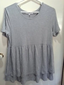 ripe maternity top. Grey stretchy. medium. soft - Picture 1 of 5