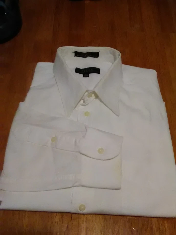 男式 Fezza 长袖正装衬衫,尺寸 151⁄2 34/35 — 第 1/1 张图片