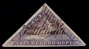 1863 Cape of Good Hope 6d Bright Mauve SG 20 3m Plate Wear VG/FU Cat. £550.00 - Picture 1 of 1