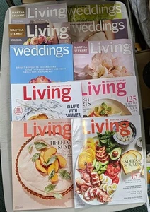 Martha Stewart Living &Weddings Grilling Ideas Dessert Recipes Bouquets Dec X10 - Picture 1 of 12