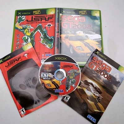 Sega GT 2002 Jet Set Radio Future JSRF Combo (Original Xbox) CIB & TESTED - Image 1 of 4