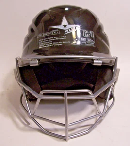 All-Star Sys. 7 Batting Helmet w/Face Guard. Model BH3000 Black Size 6 1/2-7 1/2 - Picture 1 of 8
